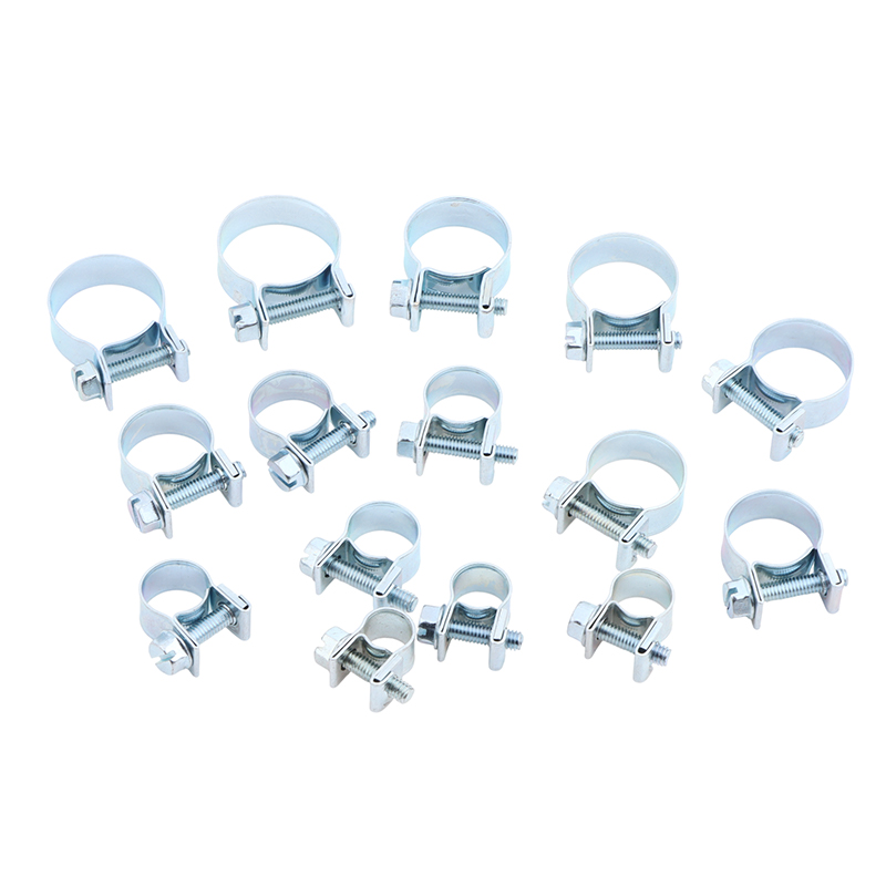Hose Clamp Assorted - ジュビリーホースクリップ 10個セット 燃料ライン用 ステンレススチールクランプ ディーゼルガソリンパイプ 錆びにくい
