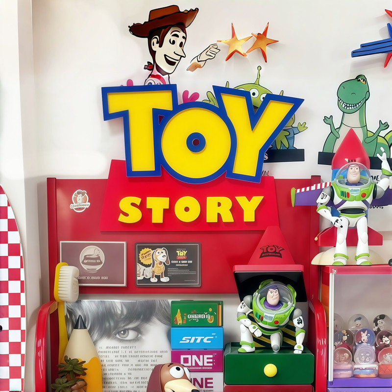 Home Improvement Tv Show - トイストーリー 3Dロゴ看板漫画キャラクターナイトライトルーム壁飾りライブルーム家の装飾シリーズモデルオーナメント在庫あり