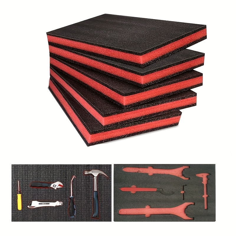 Home Improvement Binford Tools - カットツールボックスオーガナイザーフォームインサート、頑丈な滑り止めツールボックスライナー、ツールスロット付きツールボックスオーガナイザーボックス、作業場、ガレージ用