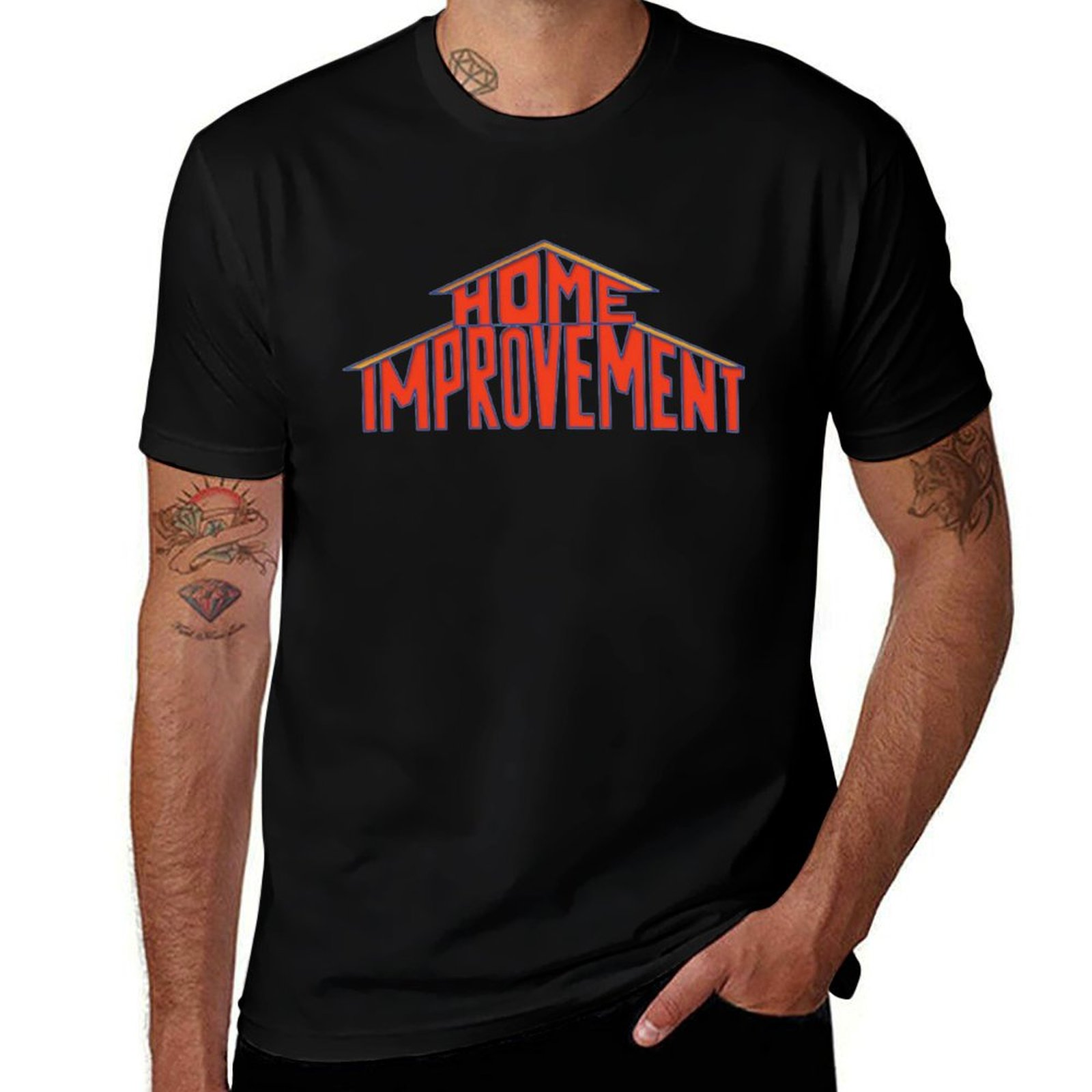 Home Improvement Logo - ホーム インプルーブメント ロゴ 90s T シャツ