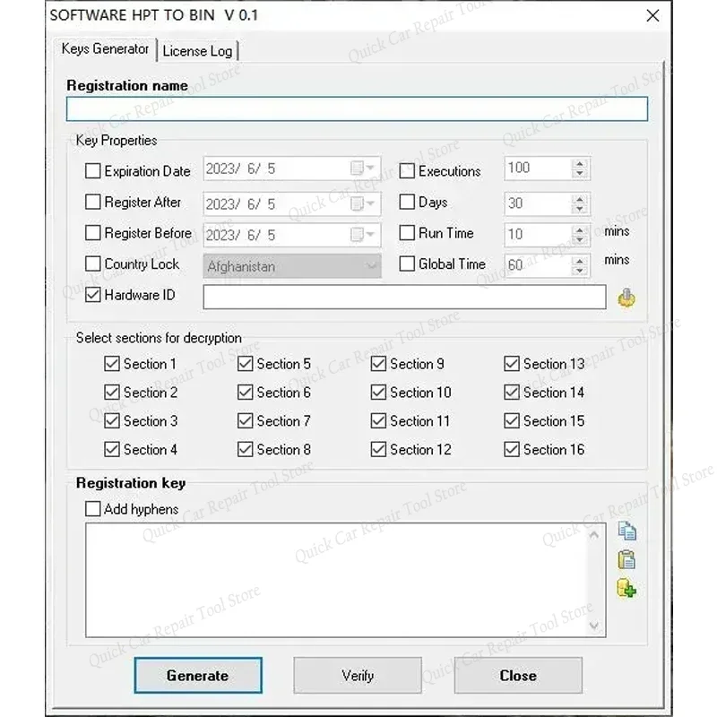 無制限の Keygen を備えた hpt から bin への - Home Improvement Binford Tools のレビューと価格