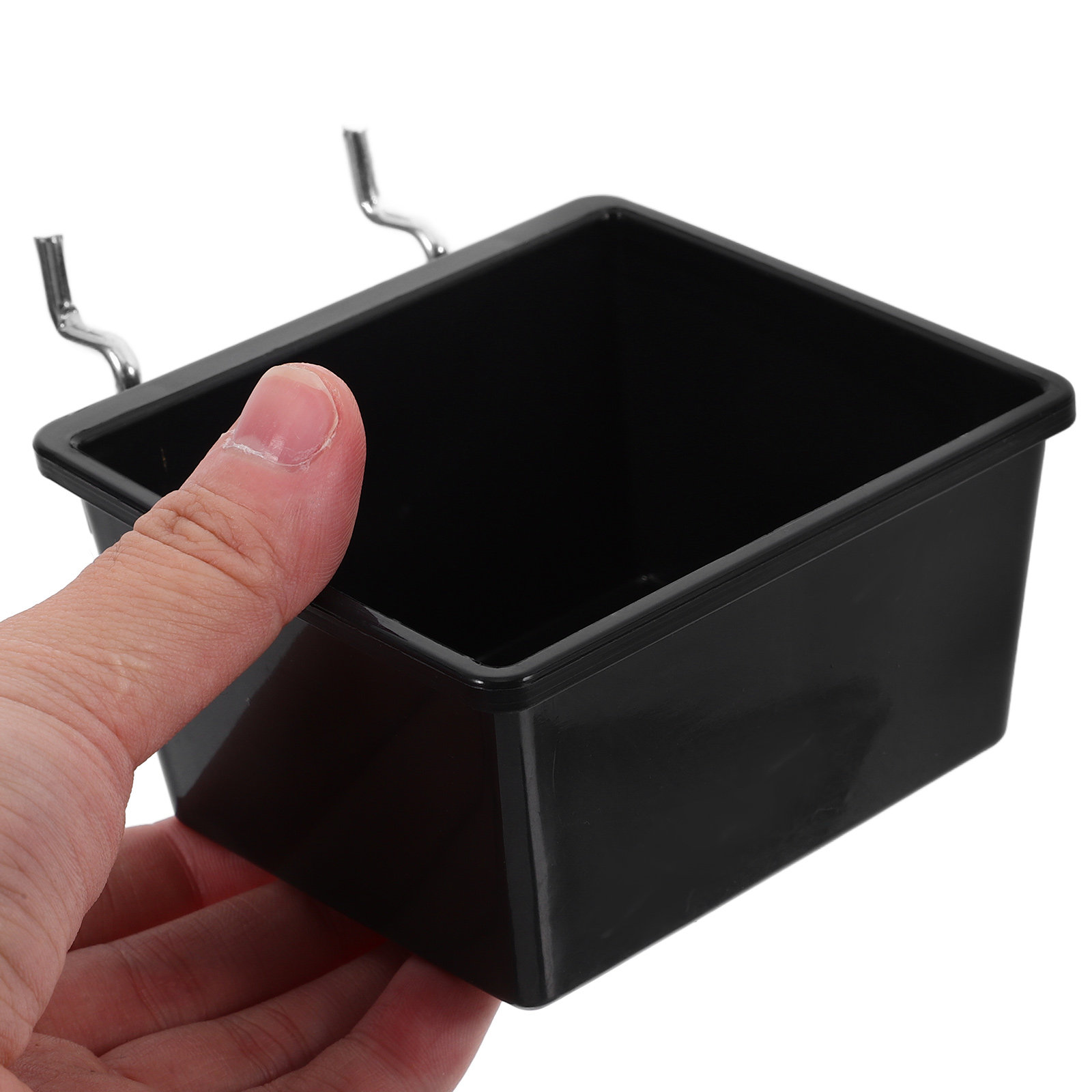 6個セット ペグボード用ビン プラスチック製収納バスケット  - Home Improvement Binford Tools のレビューと価格