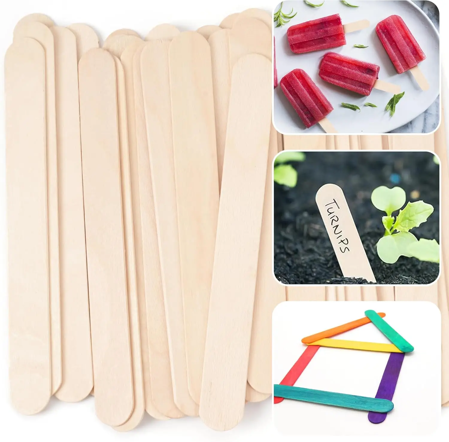 200/100/50/5 個タトゥーワックススティック使い捨 - Wood Filler Stick のレビューと価格