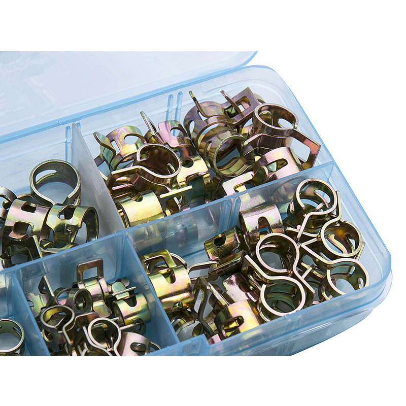 75 ピース/セット 6-10 ミリメートル春燃料油水cpu - Hose Clamp Assorted のレビューと価格