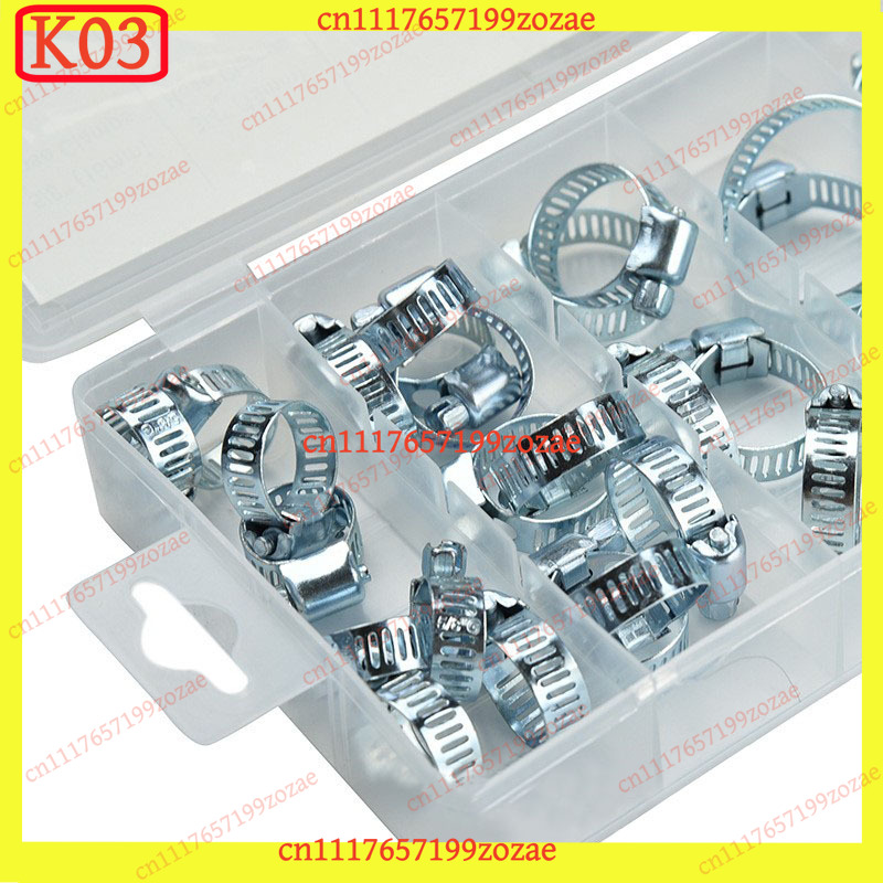 k3 34個入りステンレス製ミニホースクランプアソートメント - Hose Clamp Assorted のレビューと価格