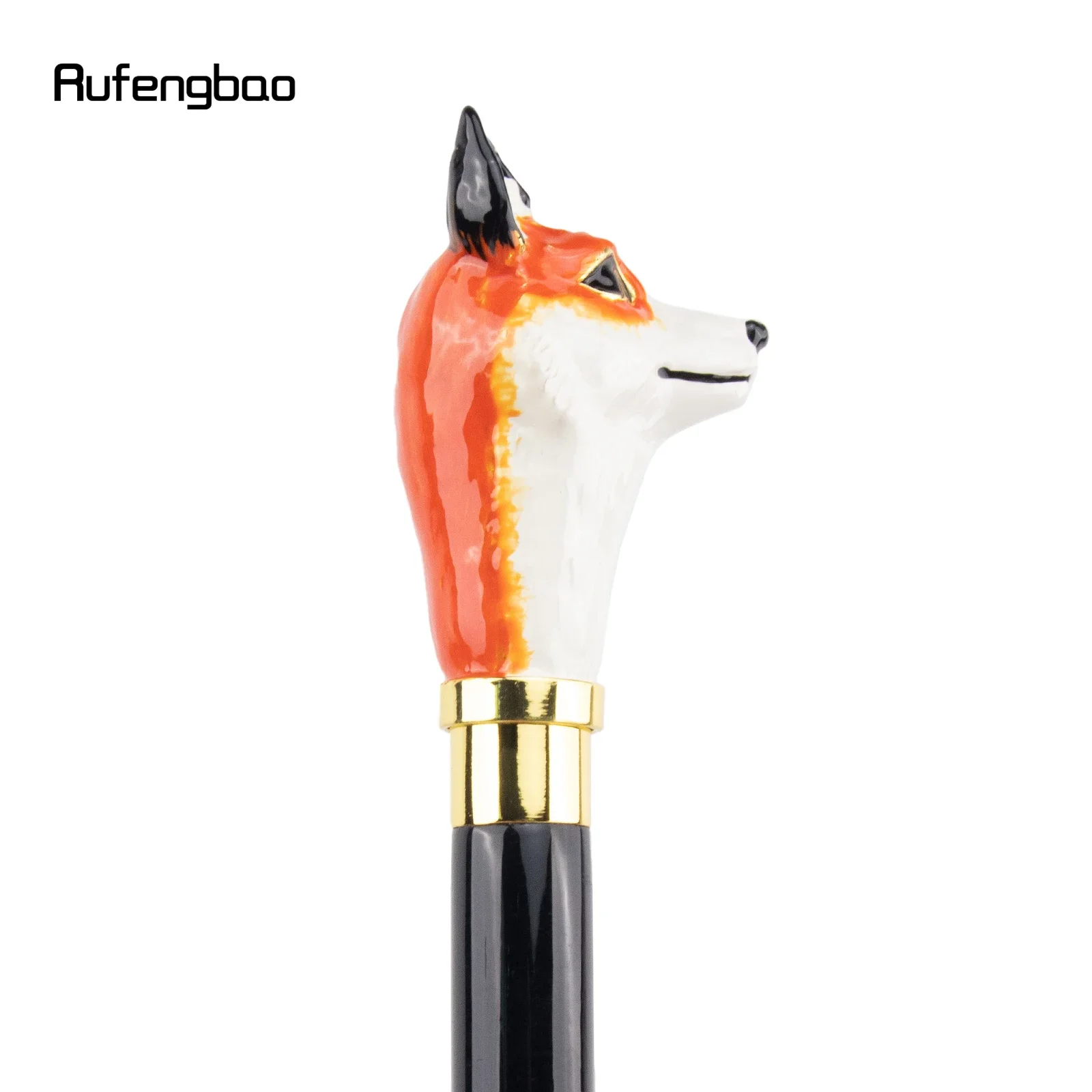 セラミック製の赤いキツネの頭部が付いた木製の単関節ファッショ - Wood Filler Stick のレビューと価格