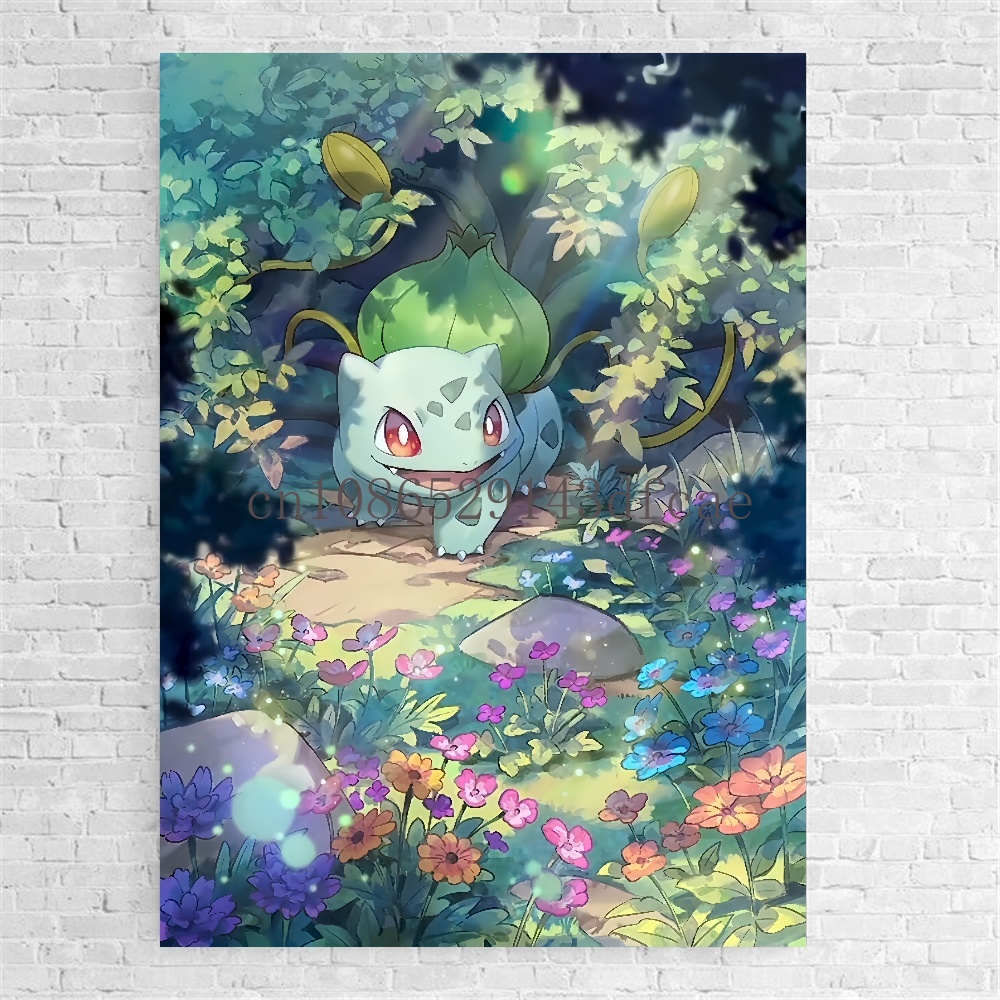 ポケモン漫画キャンバス絵画,ポスター,壁画画像,壁アート,家 - Home Improvement Tv Show のレビューと価格