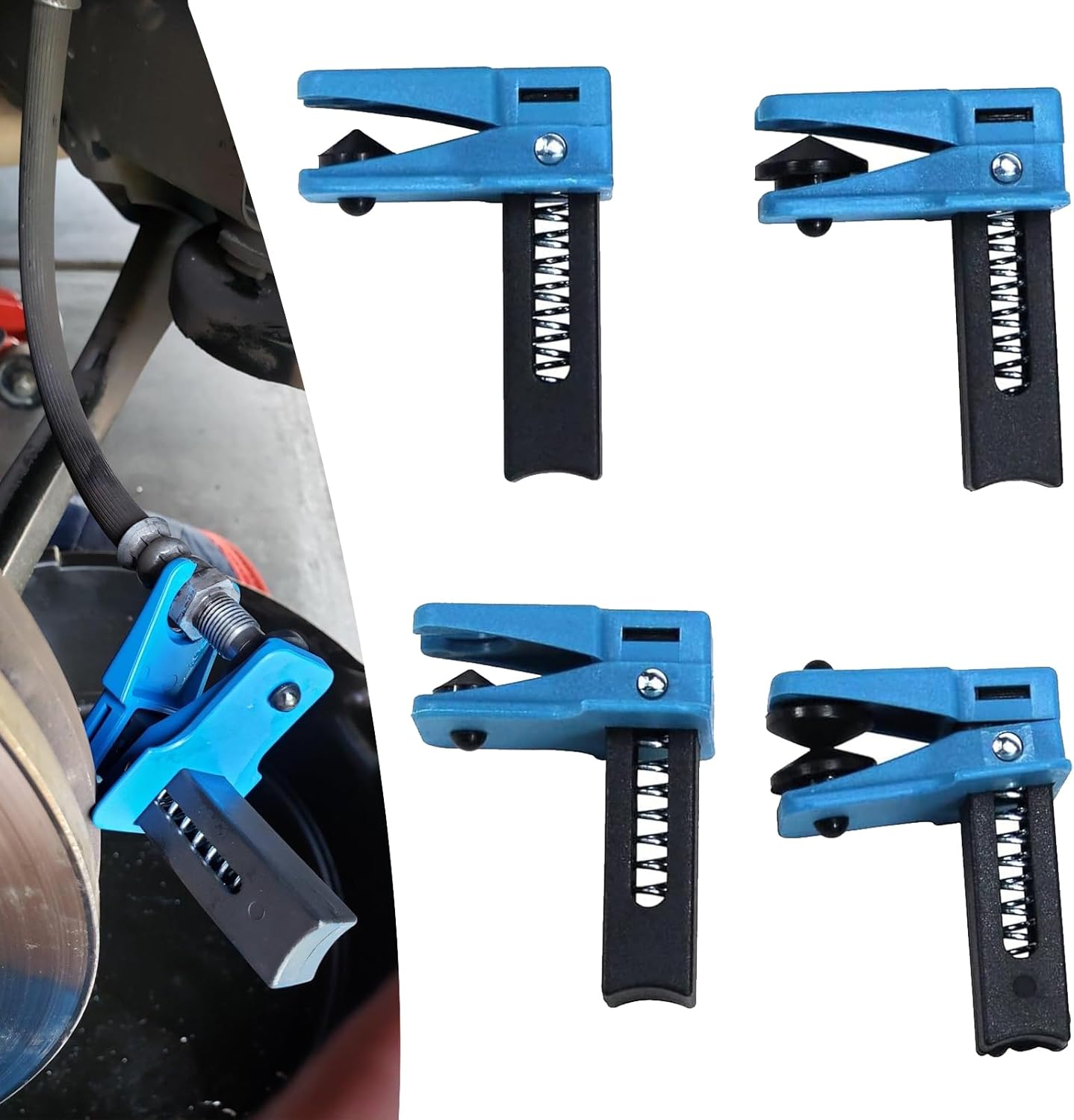 4個入り 車用流体ラインストッパー 垂直オイルパイプクランプ - Hose Clamp Assorted のレビューと価格