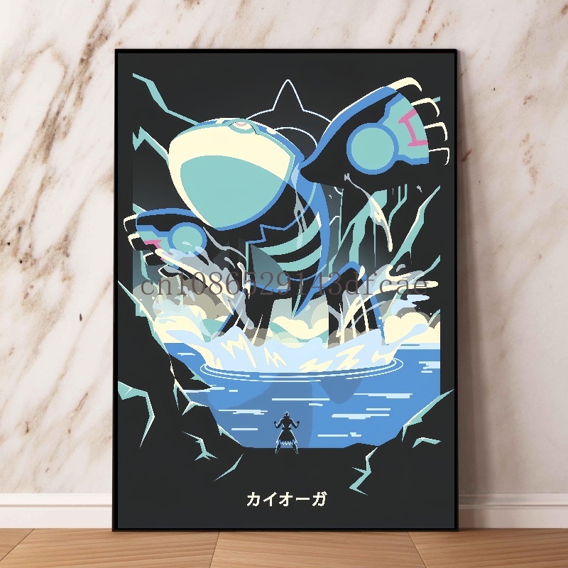 古典的な日本のポケモンスタイルのキャンバス絵画,水彩画のポス - Home Improvement Tv Show のレビューと価格
