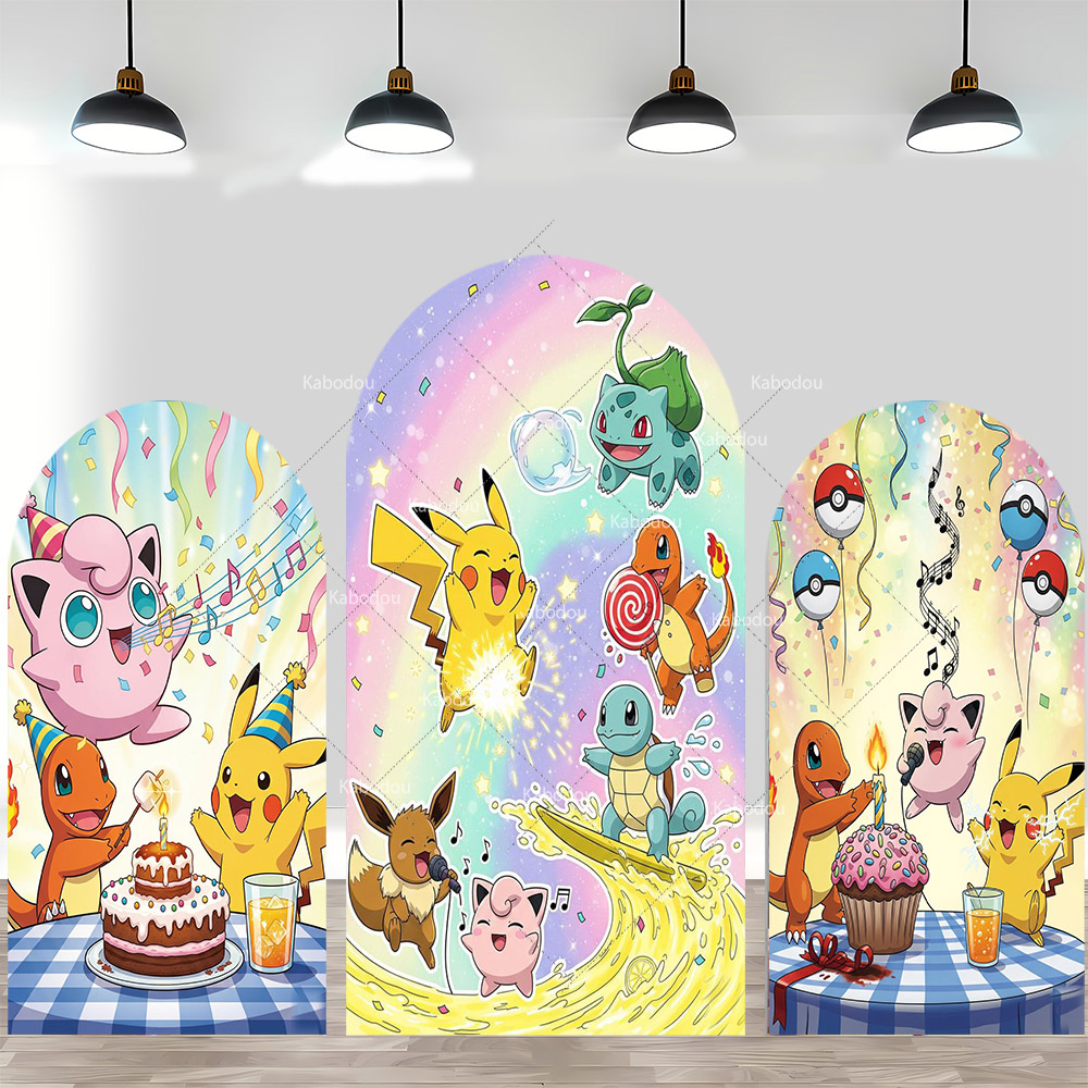 ポケモンピカチュウ背景アーチカバー男の子女の子誕生日パーティ - Home Improvement Tv Show のレビューと価格