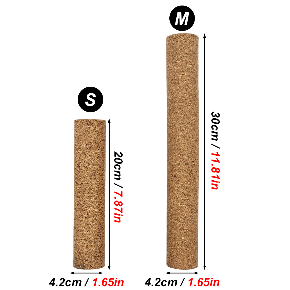 1個入りDIYコルク枝爬虫類用クライミングスティック、紋付き - Wood Filler Stick のレビューと価格