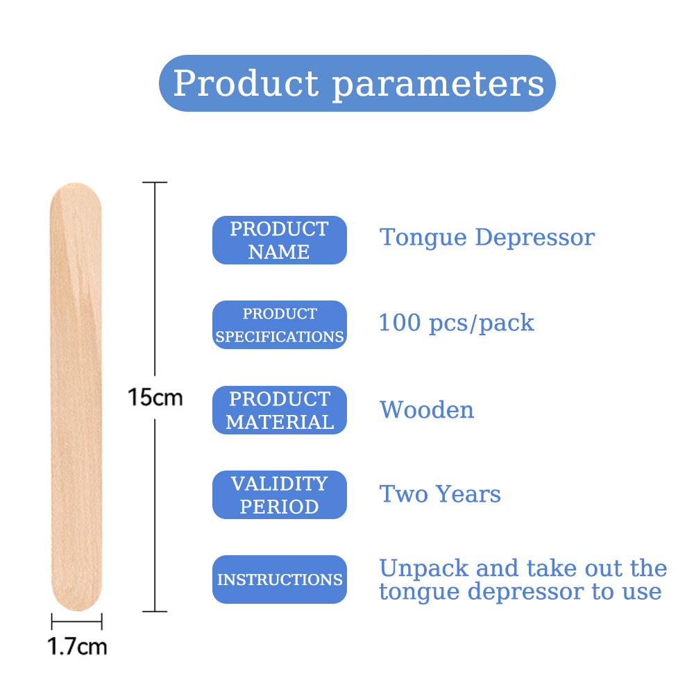 300/200/100/50/30/10 個木製舌圧子ワック - Wood Filler Stick のレビューと価格