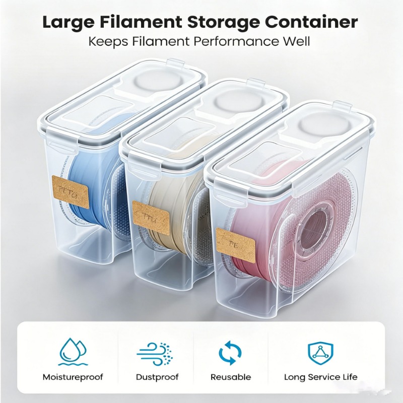 3Dプリントフィラメント乾燥キャビネット、防湿気密透明防塵収 - Home Improvement Binford Tools のレビューと価格